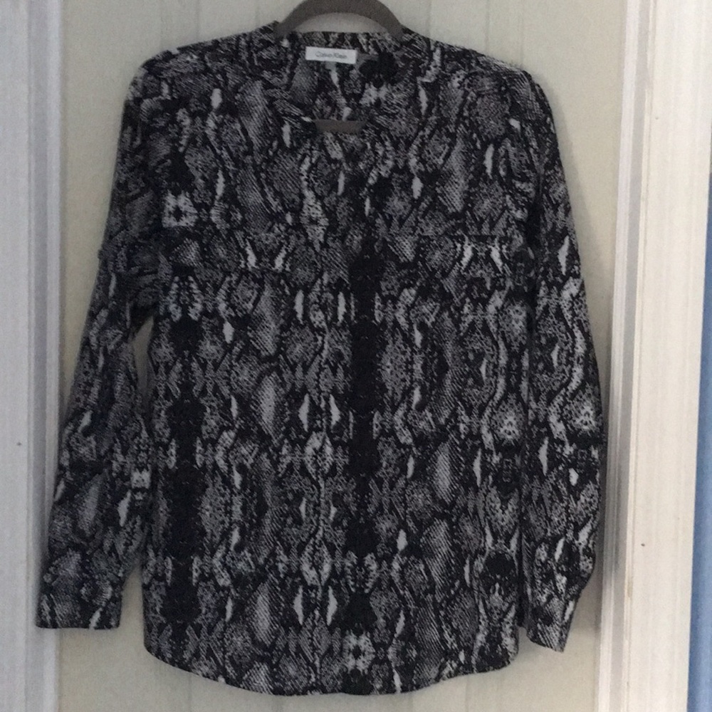 Calvin Klein long sleeve blouse